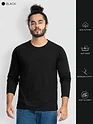 Pack of - 3 Plain Full Sleeve T-shirt Combo Navy Blue,Black,Space Grey
