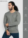 Pack of - 3 Plain Full Sleeve T-shirt Combo Navy Blue,Black,Space Grey