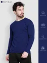 Pack of - 3 Plain Full Sleeve T-shirt Combo Navy Blue,White,Space Grey