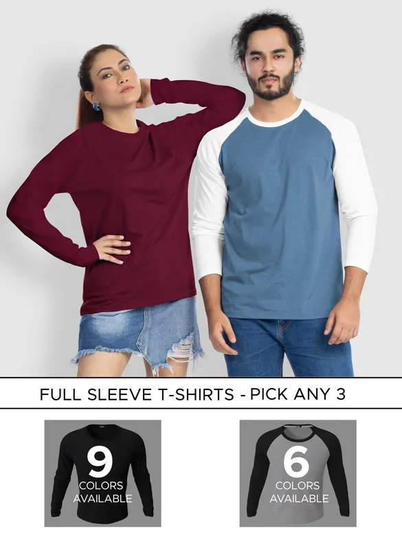 Shop Full Sleeve T Shirts Online, 