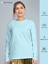 Pick Any 3 - Women Plain Full Sleeve T-shirt Combo