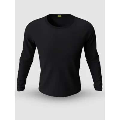 Plain Black Full Sleeves T-shirts