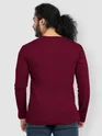 Plain Burgundy Full Sleeves T-shirts