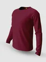 Plain Burgundy Full Sleeves T-shirts