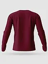 Plain Burgundy Full Sleeves T-shirts