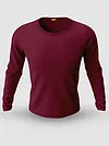 Plain Burgundy Full Sleeves T-shirts