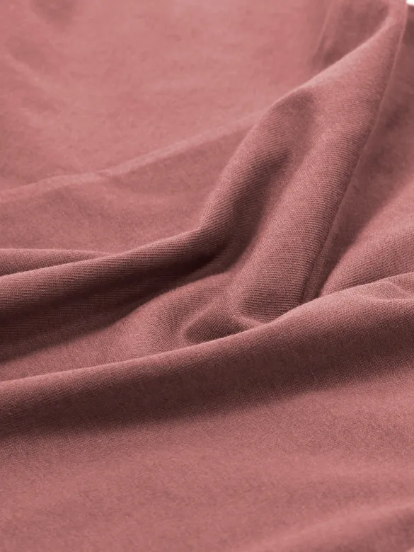 Plain Mauve Glow Full Sleeves T-shirt