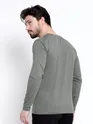 Plain Space Grey Full Sleeves T-shirts