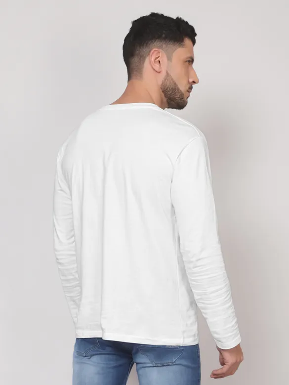 Plain White Full Sleeves T-shirts