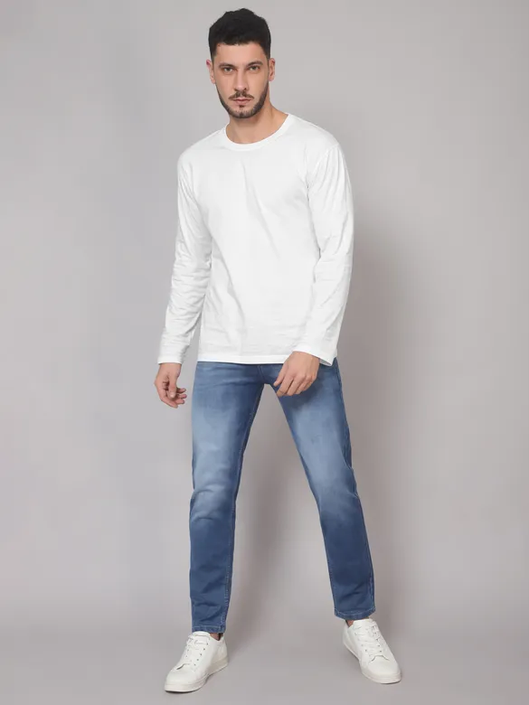 Plain White Full Sleeves T-shirts