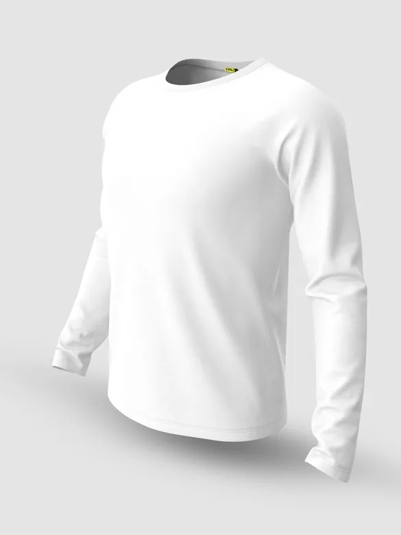 Plain White Full Sleeves T-shirts