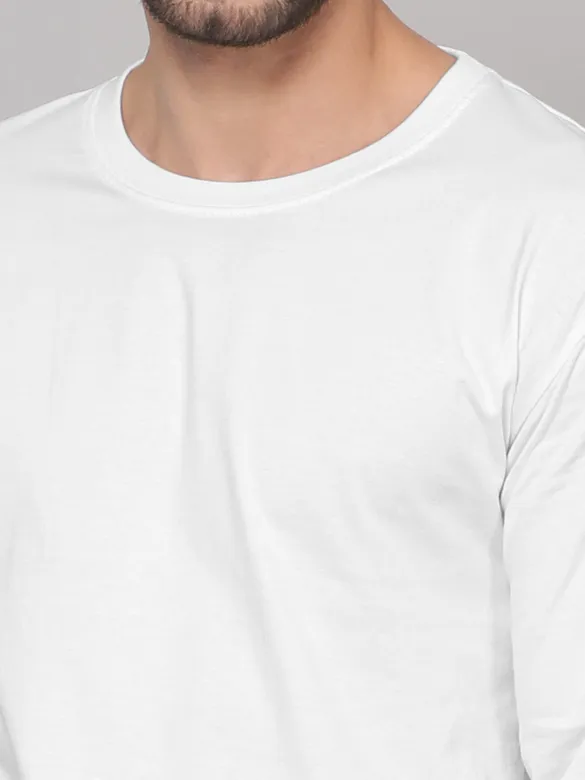 Plain White Full Sleeves T-shirts