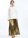Plain White Women Full Sleeves T-shirt