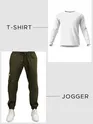 Full Sleeves T-shirt + Jogger Combo Set