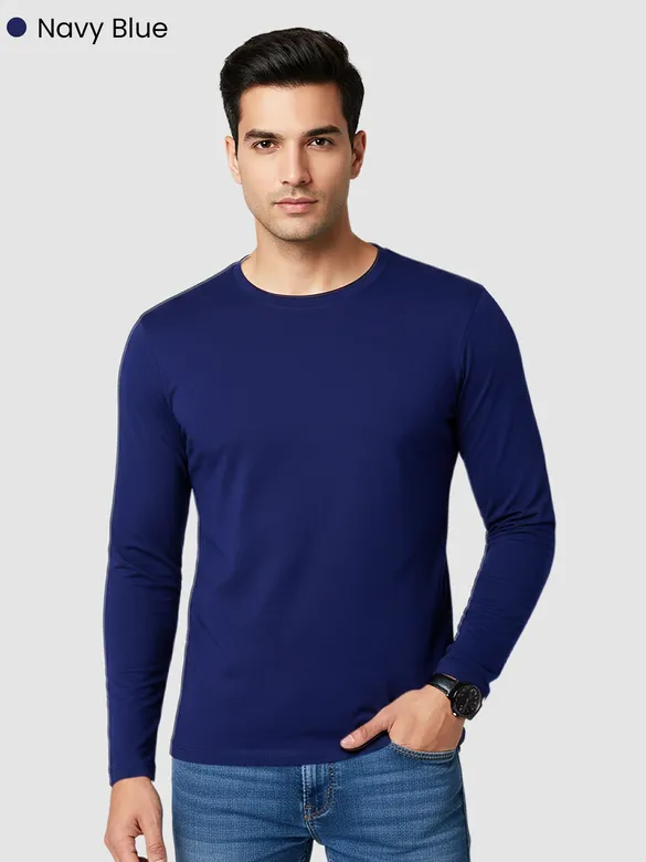 Pick Any 2 - Plain Full Sleeve T-shirts Combo