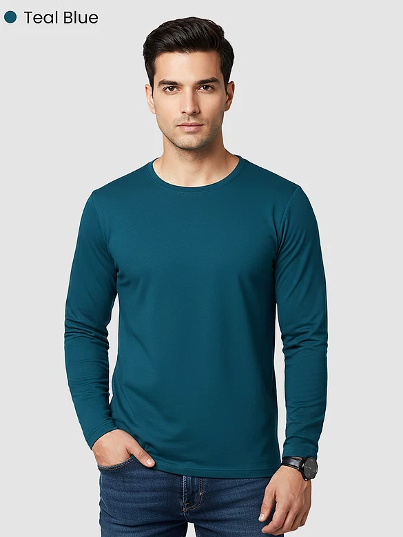 Pick Any 2 - Plain Full Sleeve T-shirts Combo