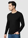 Plain Black Full Sleeves T-shirt