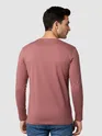 Plain Mauve Glow Full Sleeves T-shirt