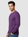 Plain Violet Full Sleeves T-shirt