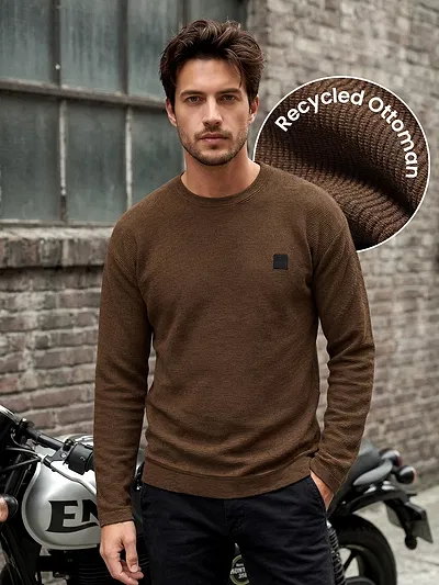 Dark Brown Oversized Ottoman Sweatshirt
