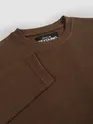 Brown Recycled Ottoman Oversized T-shirt