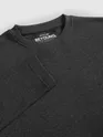 Charcoal Black Recycled Ottoman Oversized T-shirt