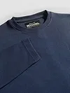 Navy Recycled Ottoman Oversized T-shirt