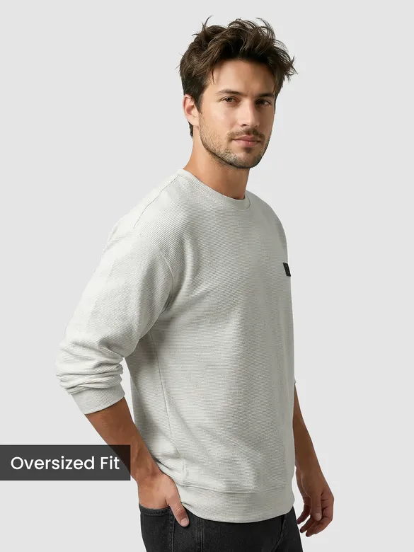 Off-white Recycled Ottoman Oversized T-shirt