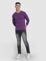 Plain Violet Full Sleeves T-shirt