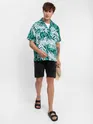 Green Palm Hawaiian Shirt