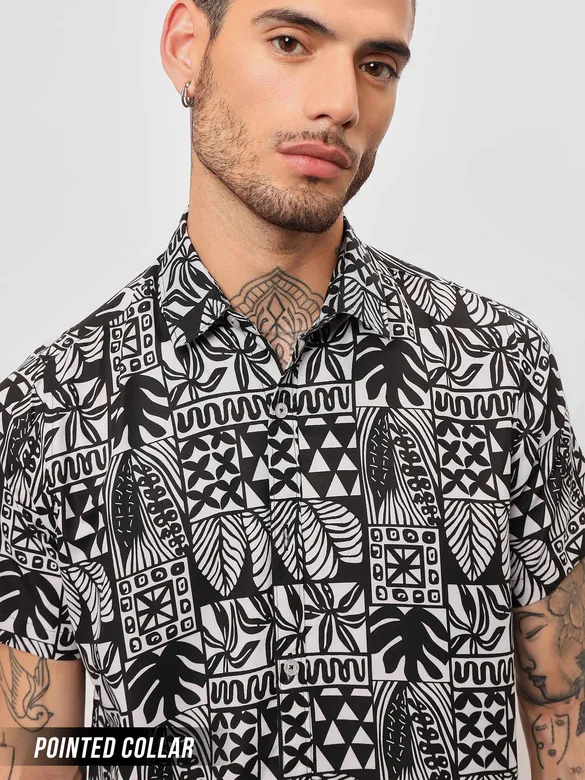 Leafy Mirage Hawaiian Shirt