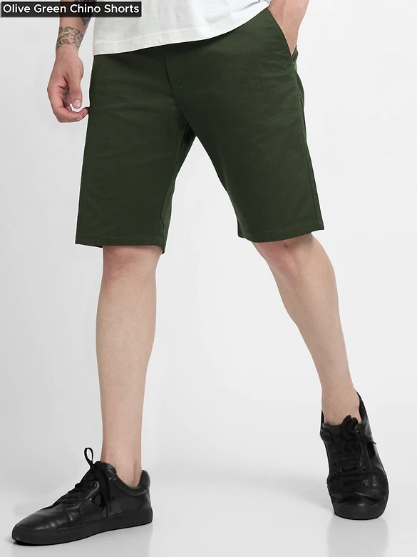 Hawaiian Shirt + Chino Shorts Combo Set
