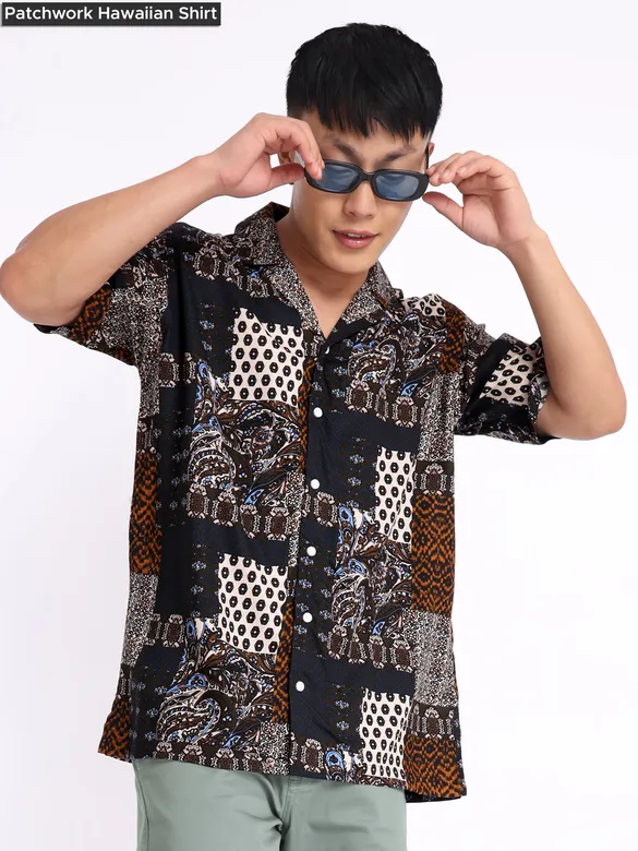 Hawaiian Shirt + Chino Shorts Combo Set