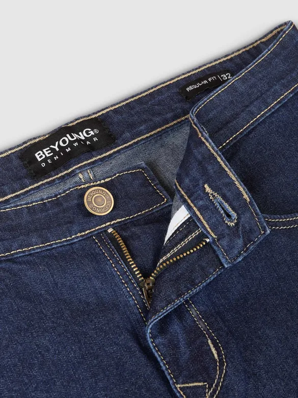 Indigo Blue Regular Fit Jeans