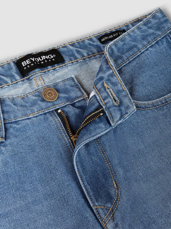 Light Blue Regular Fit Jeans