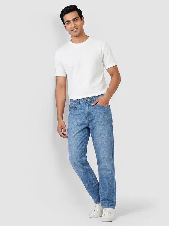 Light Blue Regular Fit Jeans