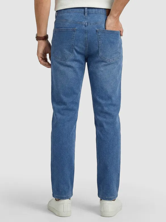 Mid Blue Regular Fit Jeans