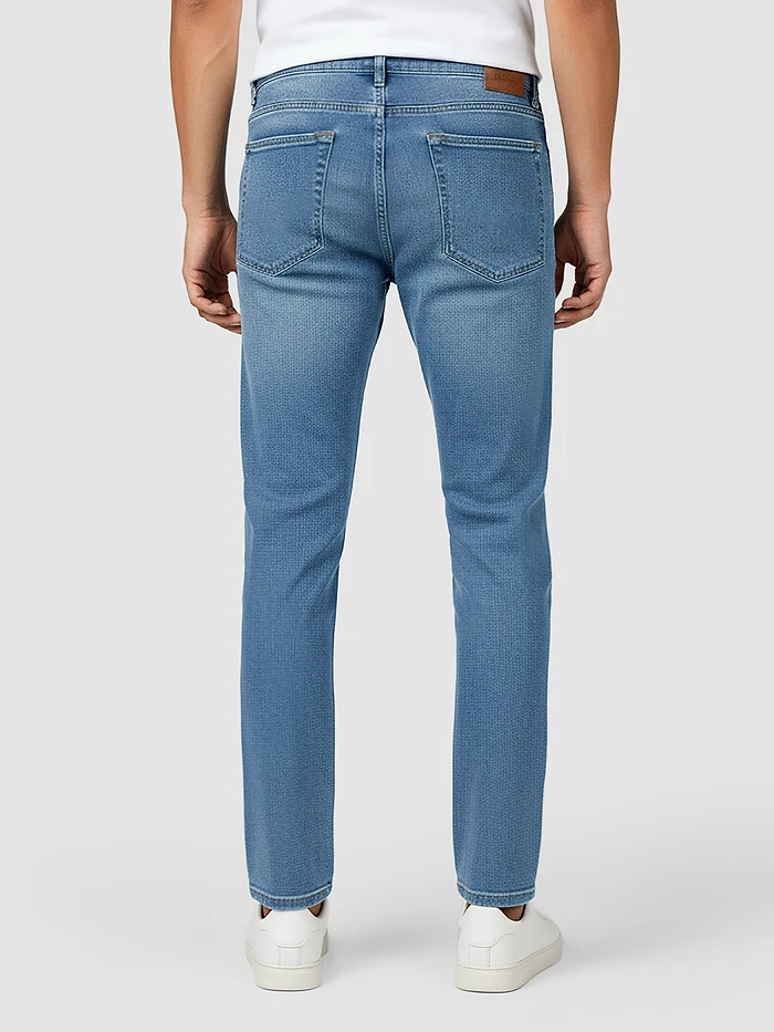 Sky Blue Regular Fit Jeans