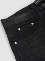 Black Distressed Baggy Fit Jeans