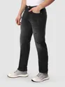 Black Distressed Regular Fit Jeans