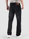 Black Whisker Bootcut Jeans