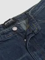 Dark Blue Distressed Baggy Fit Jeans