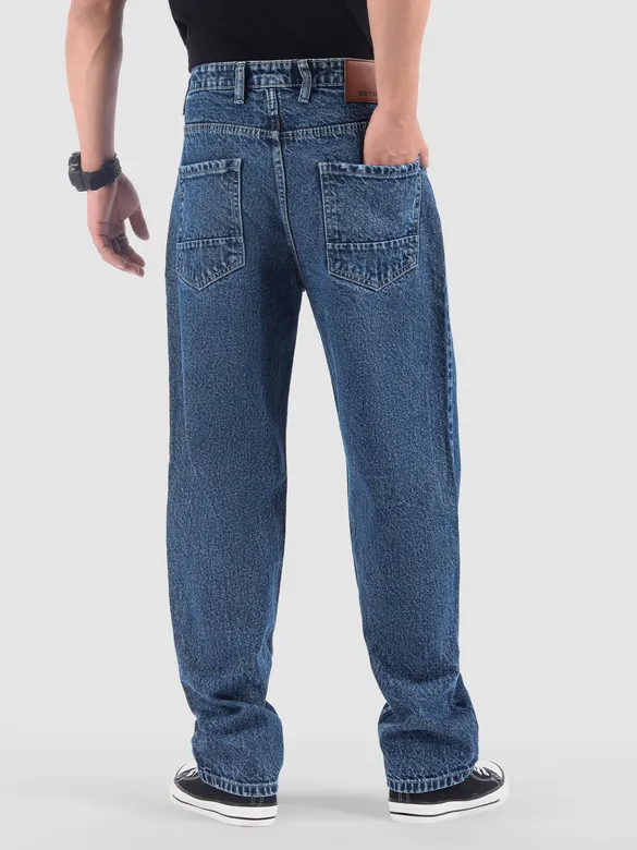 Scotch Blue Cloud Wash Baggy Fit Jeans