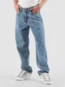 Soft Blue Cloud Wash Baggy Fit Jeans