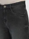 Black Faded Baggy Fit Jeans