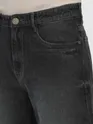 Black Faded Baggy Fit Jeans