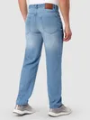Light Blue Faded Baggy Fit Jeans