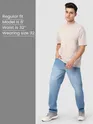 Light Blue Faded Baggy Fit Jeans