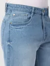 Light Blue Faded Baggy Fit Jeans