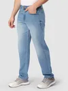Light Blue Faded Baggy Fit Jeans